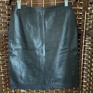 Ralph Lauren Leather Skirt size 6
